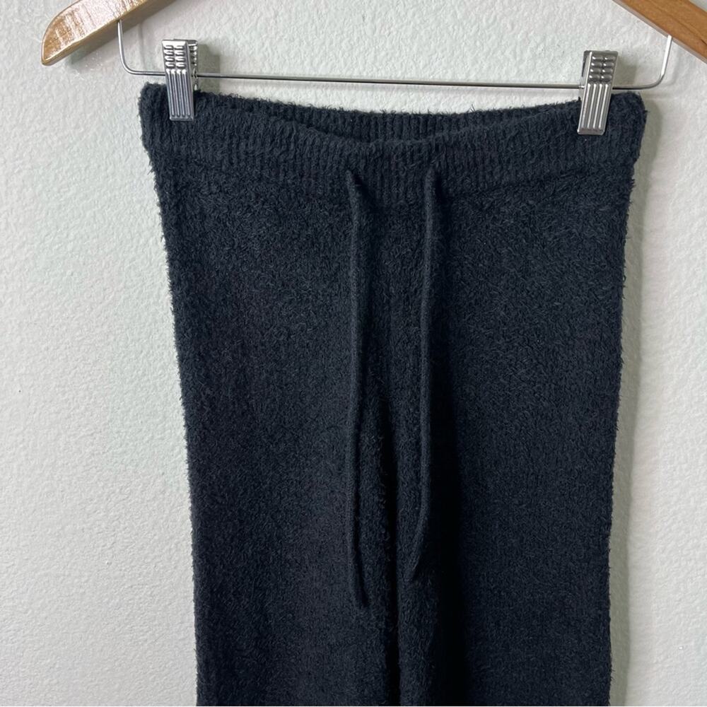 Reformation Black Monte Fuzzy Sweatpants Women’s Size S - Picture 4 of 7